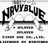Navy Blue Title Screen